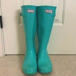 Hunter Boots (Tiffany Blue)